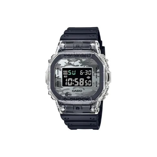 CASIO G Squad Series Кварцевый механизм Смольный ремешок Часы Мужские Циферблат Серый