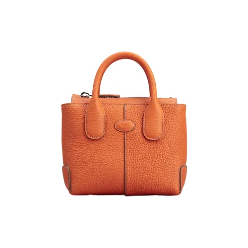 TOD'S DI Коровья кожа Сумка через плечо Сумка Мини Женская Апельсин