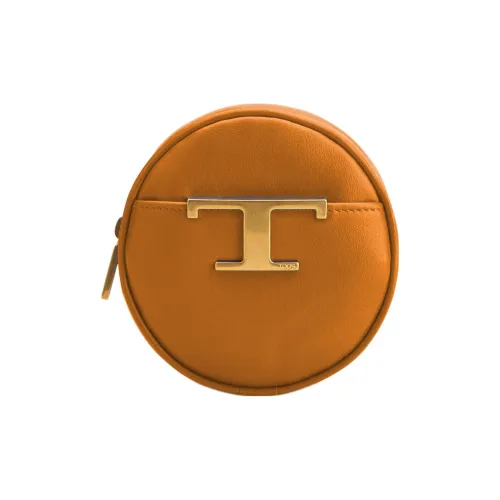 TOD'S Timeless Кожа Coin Wallet Женские Orange