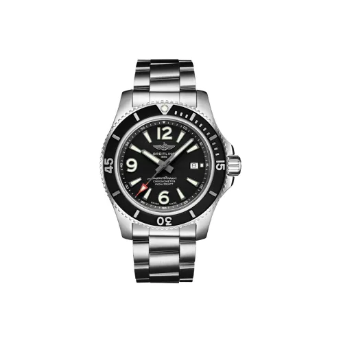 BREITLING Автоматический Механический Часы Мужские Super Ocean Culture Collection 44 мм Черные