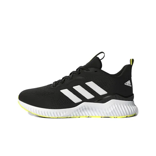 Adidas Aerobounce st Износостойкие Дышащие Низкие Беговые кроссовки Мужские Черно-белые