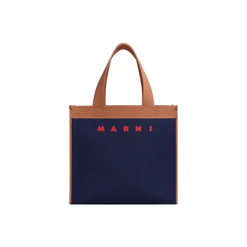 MARNI Полиэстер Сумка через плечо Женская Синяя и Коричневая