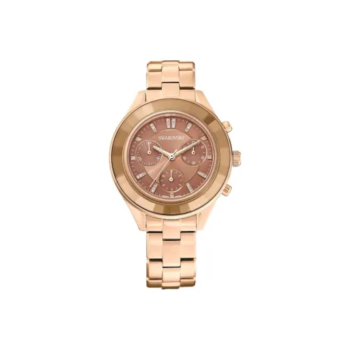 Swarovski Octea Lux Sport Collection Женские часы Кварцевый механизм Металлический ремешок Золотистый циферблат 5632472