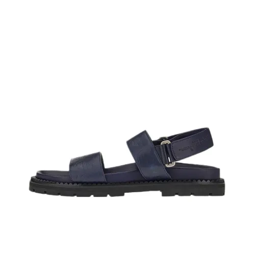 FERRAGAMO GANCINI Пляжные сандалии Мужские Синие