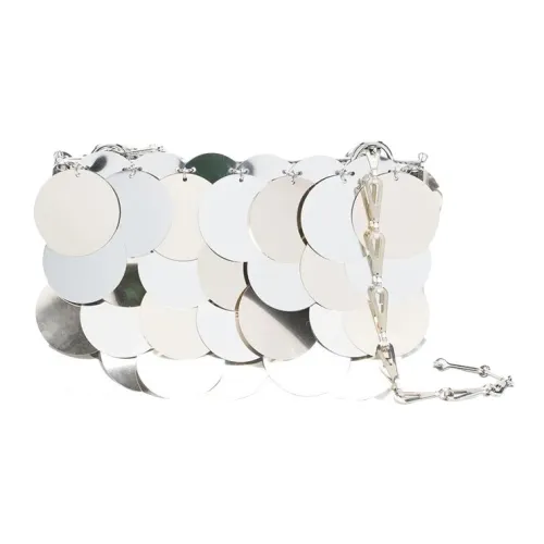 Paco Rabanne Яркий Сумка через плечо Женская Серебряная Золотая