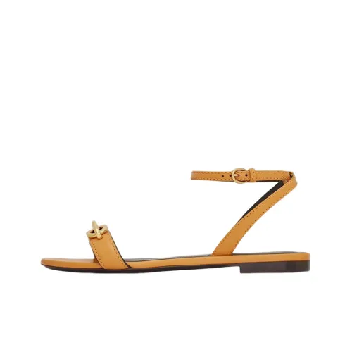 SAINT LAURENT One Ремень Сандалии Женские Коричневый