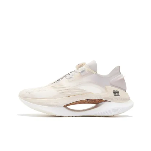 LINING Shadow 1,0 Амортизирующие подошва Устойчивая к истиранию Дышащий Низкий топ Беговые кроссовки Мужские Белый Серый