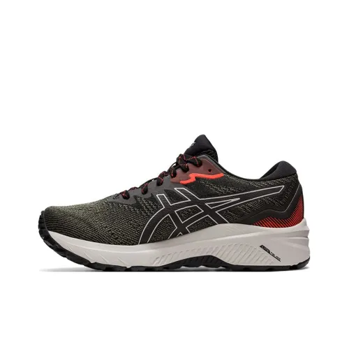 Asics GT 1000 11 TR Low Топ Беговые кроссовки Мужские Коричневый Зеленый