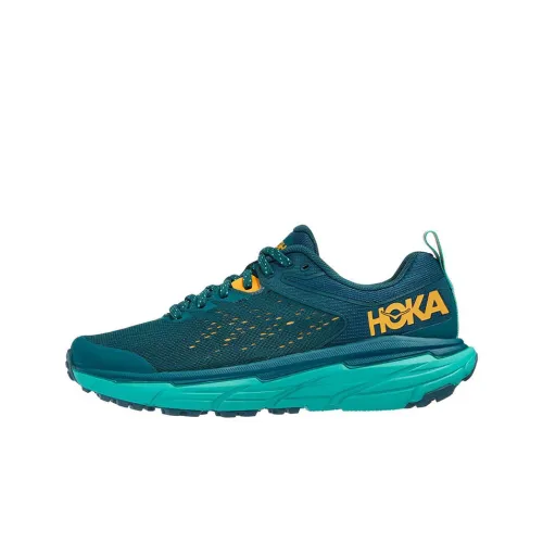 HOKA ONE ONE Challenger ATR 6 Low Топ Беговые кроссовки Женские Зеленый Желтый