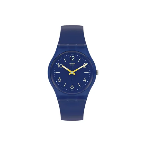 Swatch Quartz Movement Унисекс Gent series Часы 34 мм Синие