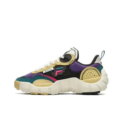 FILA FUSION BONE Низкий Топ Спортивная Повседневная Обувь Мужская Фиолетовая Серый