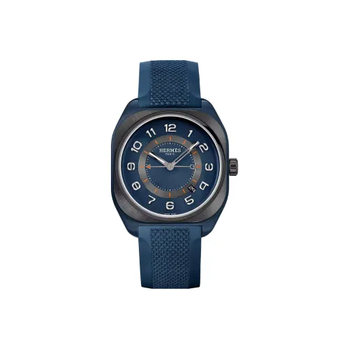 HERMES Автоматический Механический Механизм Мужские Часы H08 42 мм Синий
