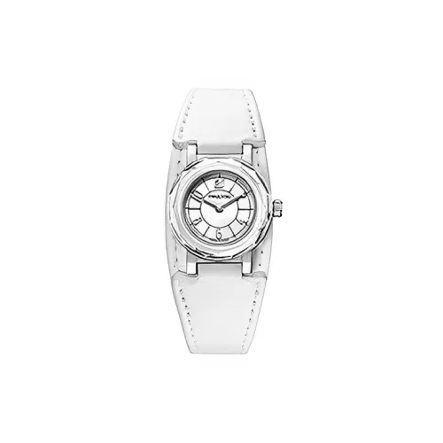 Swarovski Octea Mini Кварцевый механизм Кожаный ремешок Европейский US Часы Женские Белые 999961