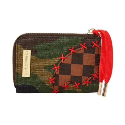 SPRAYGROUND Искусственная кожа кошелек для монет стандартный мужской коричневый