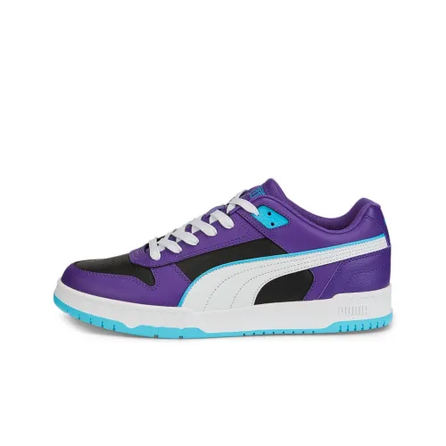PUMA RBD Game Low Скейтборд Кроссовки Унисекс Фиолетовый Белый Синий