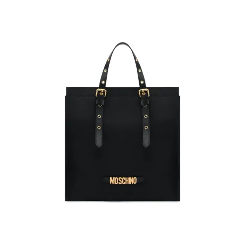 MOSCHINO Хлопок Тоут Сумка Сумка для покупок Сумка Сумка через плечо Женская Черная