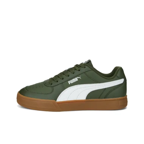 PUMA Caven Low Топ Скейтборд Кроссовки Унисекс Оливковый