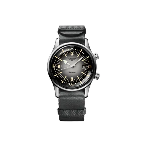LONGINES Автоматический Механический Механизм Мужские Классические Винтажные Часы 42 мм Серый