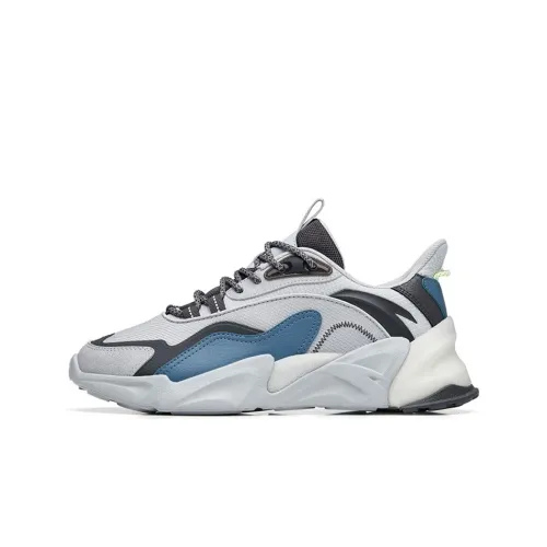 ANTA Амортизаторы Устойчивый к истиранию Низкий Топ Повседневный Мужской Серый