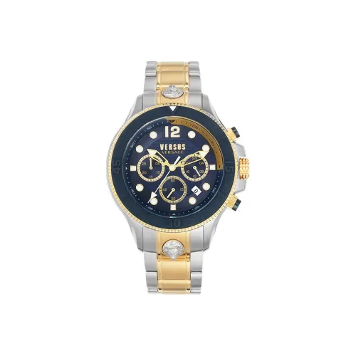 VERSUS Кварцевый механизм Мужские часы Синий