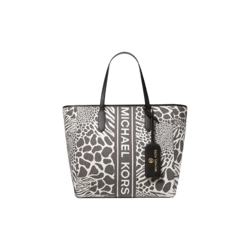 MICHAEL KORS Sinclair Полиуретан Тоут Сумка Сумка для покупок Сумка Женская Черный и Экрю