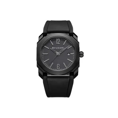 BVLGARI Автоматический Механический Механизм Мужские Часы OCTO 41 мм Черные