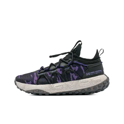 Under Armour HOVR Summit Fat Tire Low Топ Кэжуал Унисекс Черный Фиолетовый