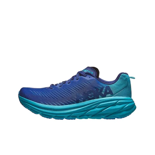 HOKA ONE ONE Rincon 3 Амортизаторы Устойчивые к истиранию Низкий Топ Беговые кроссовки Мужские Синие