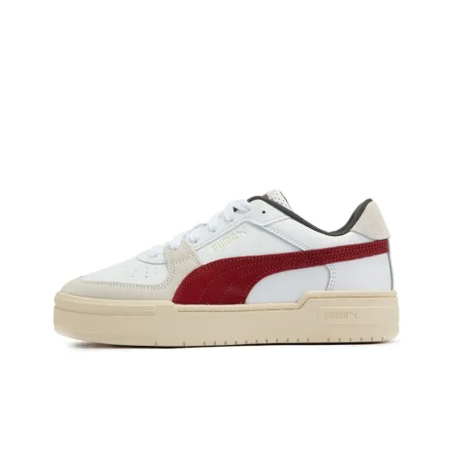 PUMA Ca Pro Ivy League Low Скейтборд Кроссовки Унисекс Белый Красный