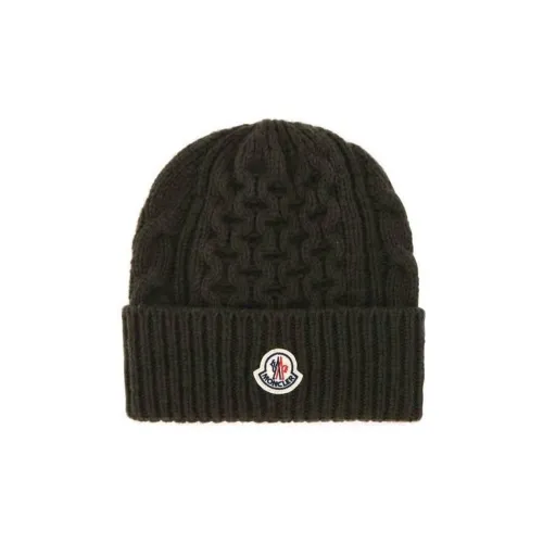 Moncler Шапки-бини Коричнево-зеленый Унисекс