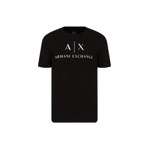 ARMANI EXCHANGE Мужские черные футболки