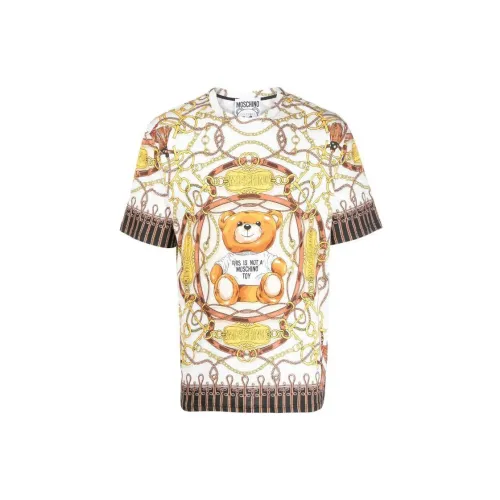 MOSCHINO Мужские Золотые T-рубашки