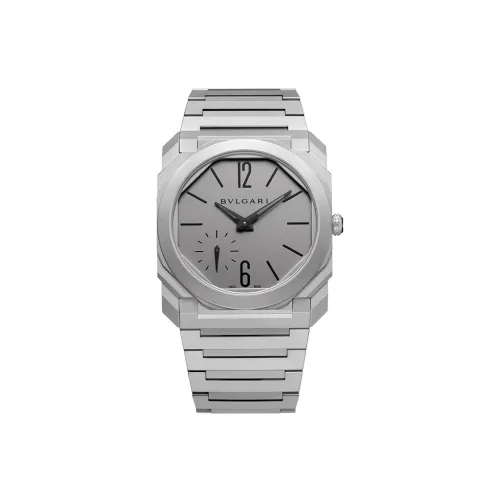 BVLGARI Автоматический Механический Часы Мужские OCTO 40мм*5,15мм Серые