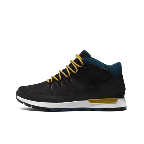 Timberland Sprint Trekker Chukka Slip-resistant Abrasion-resistant Breathable MID Street Shoe Black Blue Тимберленд Sprint Trekker Чука Slip-resistant Abrasion-resistant Breathable MID Street Shoe Черный Синий