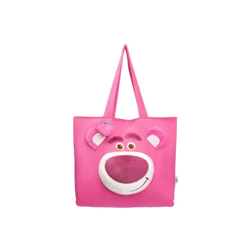 POTDEMIEL 3D-эффект Холщовая Сумка Тоут Сумка Сумка для покупок Сумка через плечо Сумка Обычная Унисекс Розовая