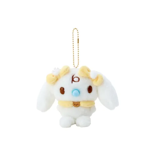 Sanrio Cinnamoroll Double Bowknot Collection Cinnamoroll Milk Куклы Plush Подвеска 10 см Рекомендуемый рост