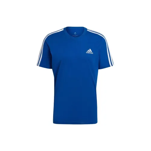 Adidas Blue Men's T-Shirts Adidas Синий Мужские Футболки