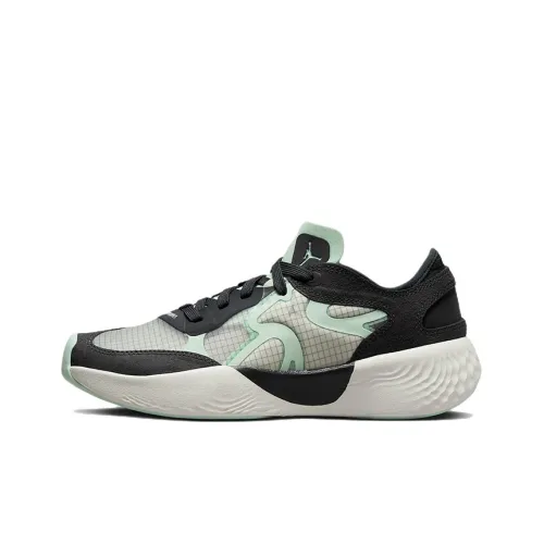Джордан DELTA Low Shock Absorbers Slip Resistant Abrasion Resistant Low Топ Повседневная обувь Женская Белая Серый Зеленый