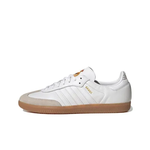Adidas Originals Samba Low Топ Скейтборд Кроссовки Мужские Белые