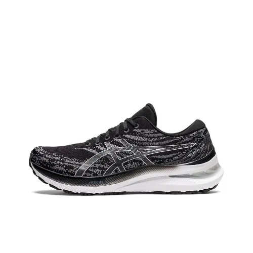 Asics Gel KAYANO 29 Устойчивые к износу амортизаторы Низкий топ Повседневная Беговая обувь Мужская Черно-белая