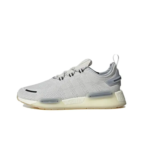 Adidas Originals NMD_R1 V3 Slip Резистентный к истиранию Дышащий Низкий Топ Casual Унисекс Серый