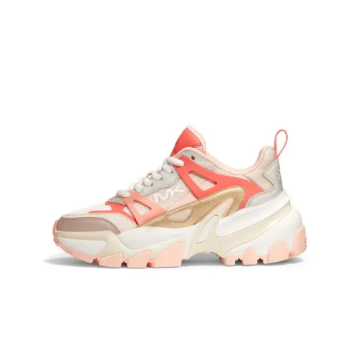 MICHAEL KORS Ник MIXED MEDIA Trainer Low Топ Повседневная обувь Женская Белая Розовая