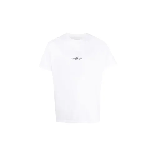 Maison Margiela Белая Мужская T-Рубашка