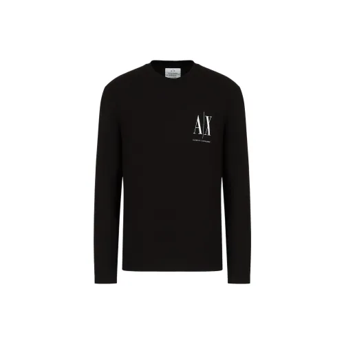 ARMANI EXCHANGE FW22 T-Shirt Мужской Черный