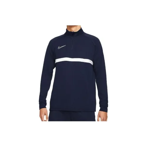 Nike Dri Fit Темно-синие Мужские T-рубашки