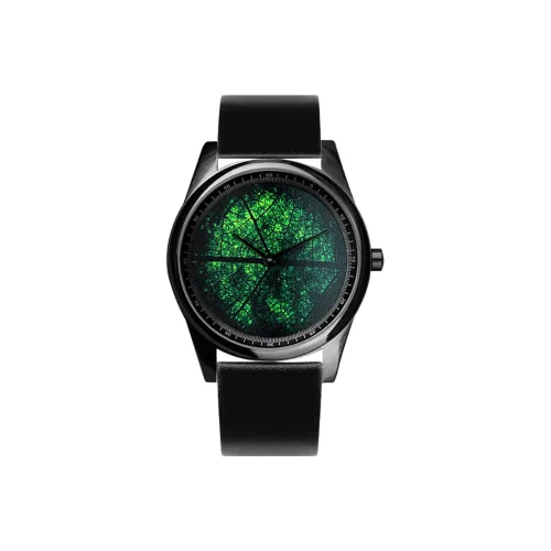 B·Y·A Кварцевый механизм кожаный ремешок часы унисекс черный циферблат 202208172