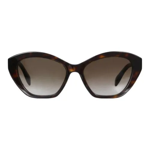 Alexander McQueen Солнцезащитные очки Коричневый Унисекс