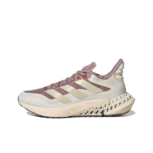 Adidas 4D FWD Pulse 2 Амортизаторы Shock Absorbers Противоскользящие Устойчивые к истиранию Низкий топ Беговые кроссовки Женские Белый Фиолетовый