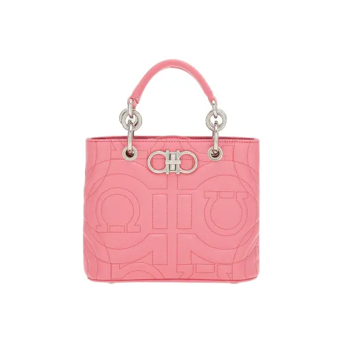 FERRAGAMO GANCINI Коровья кожа Сумка через плечо Сумка Обычная Женская Розовая
