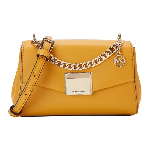 MICHAEL KORS Lita Кожа Сумка Маленькая Женская Манго Многоцветная
